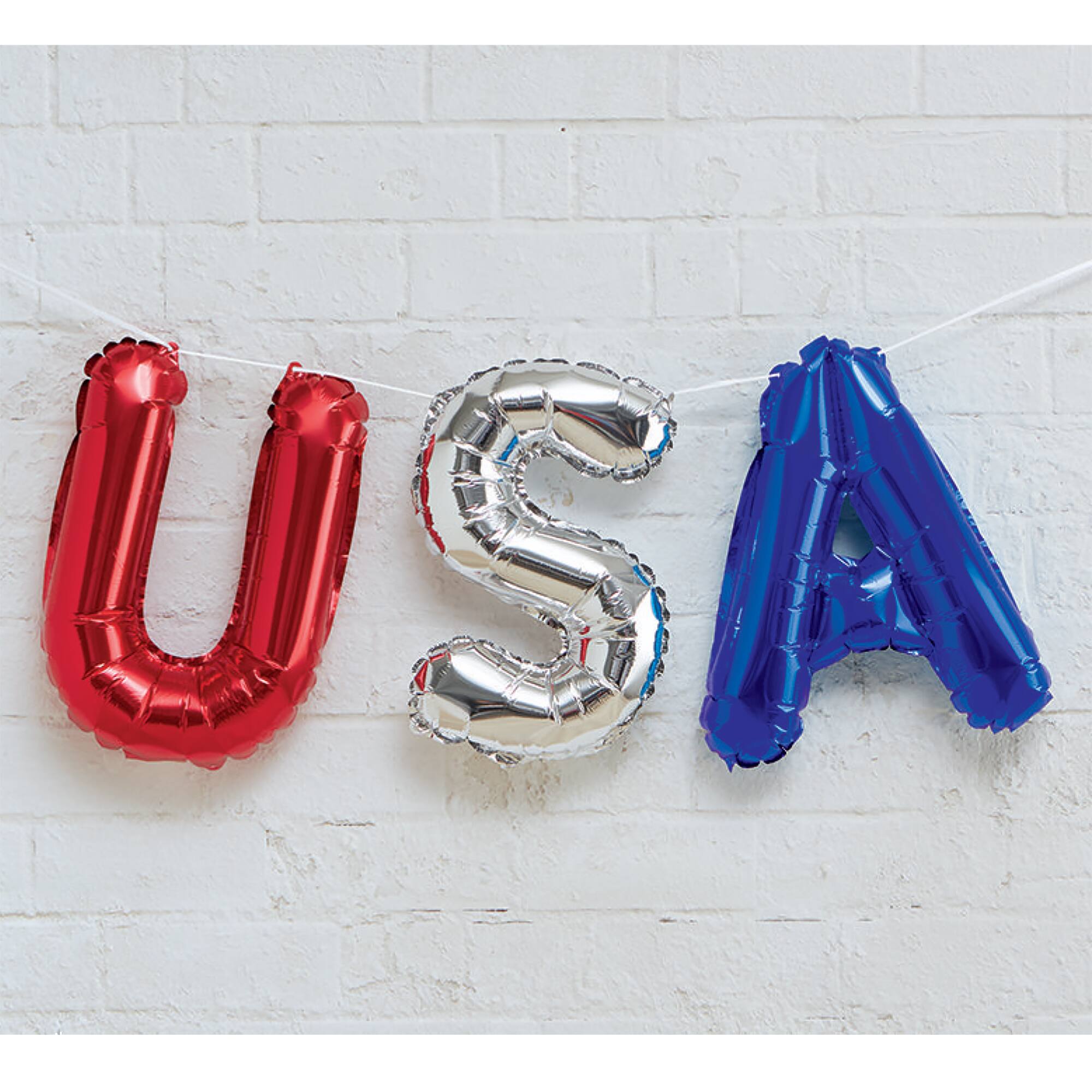 Red, White & Blue USA Foil Balloons Kit by Celebrate It™